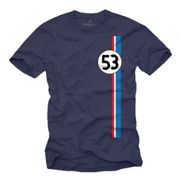 Print-Shirt Herren Geschenke fr Autoliebhaber 53 Tuning Motiv Retro Vintage Auto
