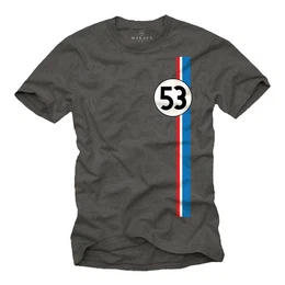 Print-Shirt Herren Geschenke fr Autoliebhaber 53 Tuning Motiv Retro Vintage Auto