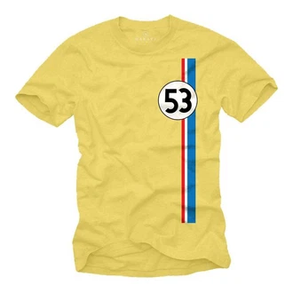 MAKAYA Print-Shirt Herren 53 Tuning Motiv Retro Vintage Auto MAKAYA Print-Shirt Herren 53 Tuning Motiv Retro Vintage Auto
