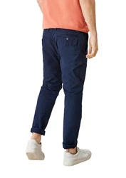 s.Oliver 5-Pocket Hose Chinohose Dunkelblau/Hellblau