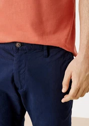 s.Oliver 5-Pocket Hose Chinohose Dunkelblau/Hellblau