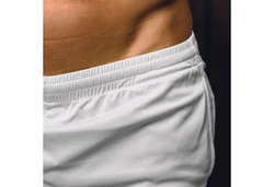 CFLEX Shorts Herren Sport Shorts Sportswear Collection Weiß/Creme/Grau