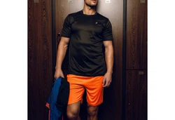 CFLEX Shorts Herren Sport Shorts Sportswear Collection Orange/Gelb