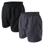 OAHOO Badehose Herren Badeshorts mit Mesh-Futter und Taschen Dunkelgrau/Schwarz/Dunkelblau/Grau
