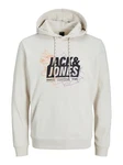 Jack & Jones JCOMAP LOGO SWEAT HOOD SN Kapuzenpullover Khaki/Creme/Beige/Braun