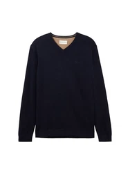 TOM TAILOR V-Ausschnitt Pullover 
