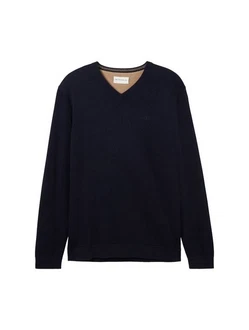 TOM TAILOR V-Ausschnitt Pullover TOM TAILOR V-Ausschnitt Pullover