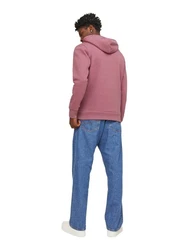 Jack & Jones Hoodie JJELOGO Rosa/Lila/Rot