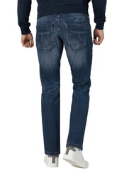 TIMEZONE Regular-fit Jeans Regular Jeans Hose 5-Pocket Denim Pants Reißverschluss (6596) Blau