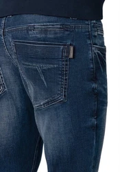 TIMEZONE Regular-fit Jeans Regular Jeans Hose 5-Pocket Denim Pants Reißverschluss (6596) Blau