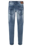 TIMEZONE Regular-fit Jeans Regular Jeans Hose 5-Pocket Denim Pants Reißverschluss (6596) Blau (6596)