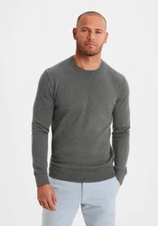 H.I.S Strickpullover Regular Fit Dunkelgrau/Grau/Hellgrau