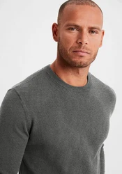 H.I.S Strickpullover Regular Fit Dunkelgrau/Grau/Hellgrau