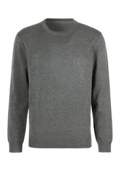H.I.S Strickpullover Regular Fit Dunkelgrau/Grau/Hellgrau