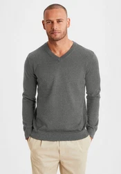 H.I.S Strickpullover mit V-Ausschnitt 