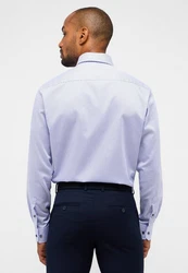 Eterna Businesshemd Modern Fit Fliederfarben/Lila/Hellblau