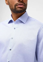 Eterna Businesshemd Modern Fit Fliederfarben/Lila/Hellblau