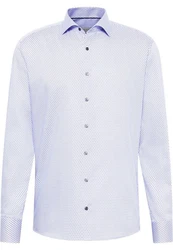 Eterna Businesshemd Modern Fit Fliederfarben/Lila/Hellblau