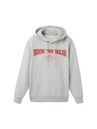 Sweatshirt relaxed college print hoodie