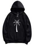 RMK Hoodie Herren Pullover Basic Kapuze Schwarz