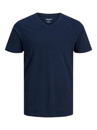 T-Shirt JJEORGANIC BASIC TEE SS V-NECK NOOS