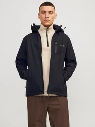 Jack & Jones Softshelljacke JJTYSON SOFTSHELL JACKET Schwarz/Lila/Dunkelblau/Dunkelgrau/Grau
