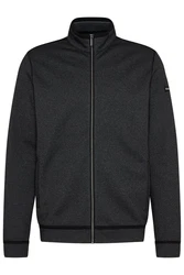 bugatti Sweatjacke mit Eingrifftaschen Dunkelgrau/Grau/Schwarz