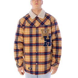 Winterjacke Woven Retro Heavy Jacke Herren bergangsjacken sand (1-St)