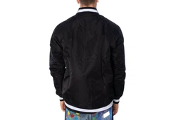 New Era Bomberjacke Jacke Logoselect Grepac schwarz/weiß
