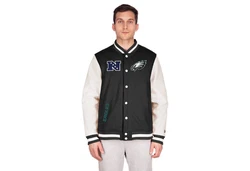 New Era Jacke NFL Philadelphia Eagles 2023 Sideline Schwarz/Dunkelgrün/Grün/Dunkelblau
