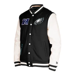 New Era Jacke NFL Philadelphia Eagles 2023 Sideline Schwarz/Dunkelgrün/Grün/Dunkelblau