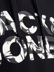 Jack & Jones Kapuzenpullover JJEJEFF CORP LOGO Schwarz/Dunkelgrau/Dunkelblau/Hellgrau/Grau