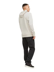 Jack & Jones Kapuzenpullover JJEJEFF CORP LOGO Khaki/Beige/Hellgrau/Grau