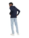 Jack & Jones Kapuzenpullover JJEJEFF CORP LOGO Dunkelblau/Orange/Blau/Hellblau