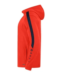 Jako Kapuzensweatshirt Kapuzenjacke Power Rot/Orange