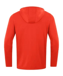Jako Kapuzensweatshirt Kapuzenjacke Power Rot/Orange
