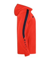 Jako Kapuzensweatshirt Kapuzenjacke Power Rot/Orange
