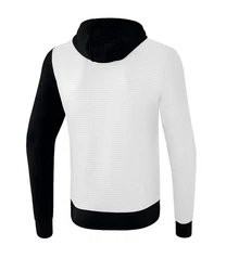 Erima Sweatjacke 5-C Trainingsjacke mit Kapuze Schwarz/Weiß