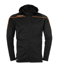uhlsport Sweatjacke Stream 22 Kapuzenjacke Orange/Schwarz