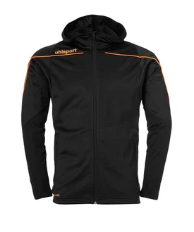 uhlsport Sweatjacke Stream 22 Kapuzenjacke Orange/Schwarz