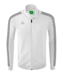 Erima Sweatjacke Essential Team Tracktop Jacke Weiß/Creme/Grau