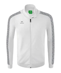 Erima Sweatjacke Essential Team Tracktop Jacke Weiß/Creme/Grau