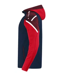 Jako Sweatjacke Performance Kapuzenjacke Rot/Dunkelblau