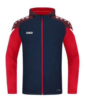Jako Sweatjacke Performance Kapuzenjacke Rot/Dunkelblau