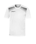 uhlsport Goal Training T-Shirt Weiß/Schwarz/Dunkelrot/Gelb/Grau