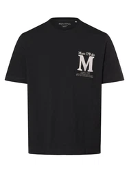 Marc O'Polo T-Shirt mit Label-Stickerei Rot/Rosa/Schwarz/Gelb/Braun