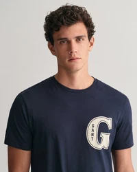 Gant T-Shirt G GRAPHIC T-SHIRT Dunkelblau/Grau/Rot/Hellblau