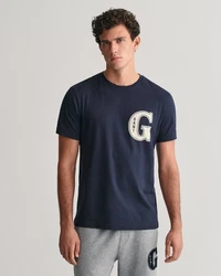 Gant T-Shirt G GRAPHIC T-SHIRT Dunkelblau/Grau/Rot/Hellblau