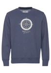 DELMAO Sweatshirt Rundhals Dunkelblau/Grau/Blau