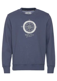 Sweatshirt lange rmel, lssige Passform, mit Print, Rundhals